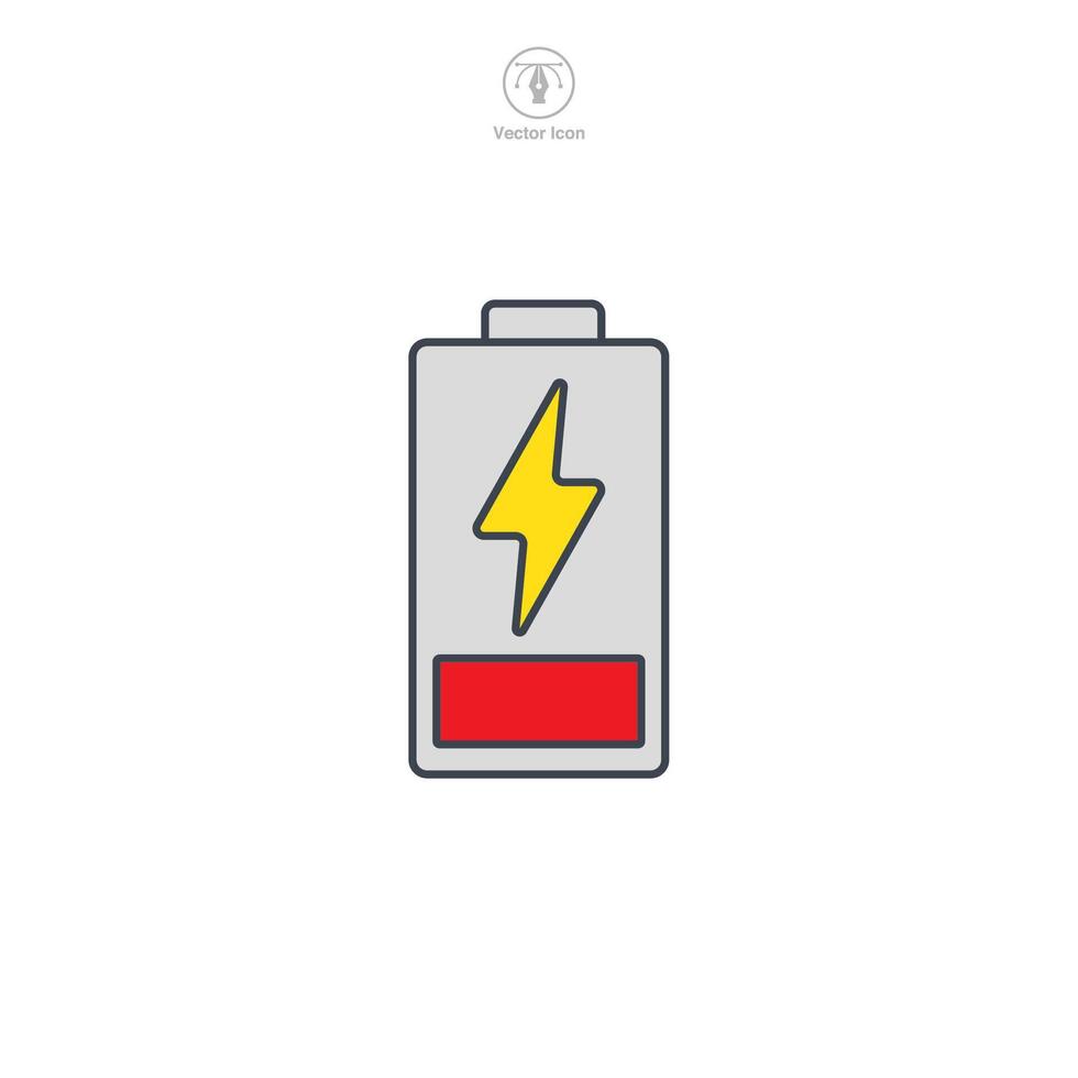 batteri ikon symbol vektor illustration isolerat på vit bakgrund