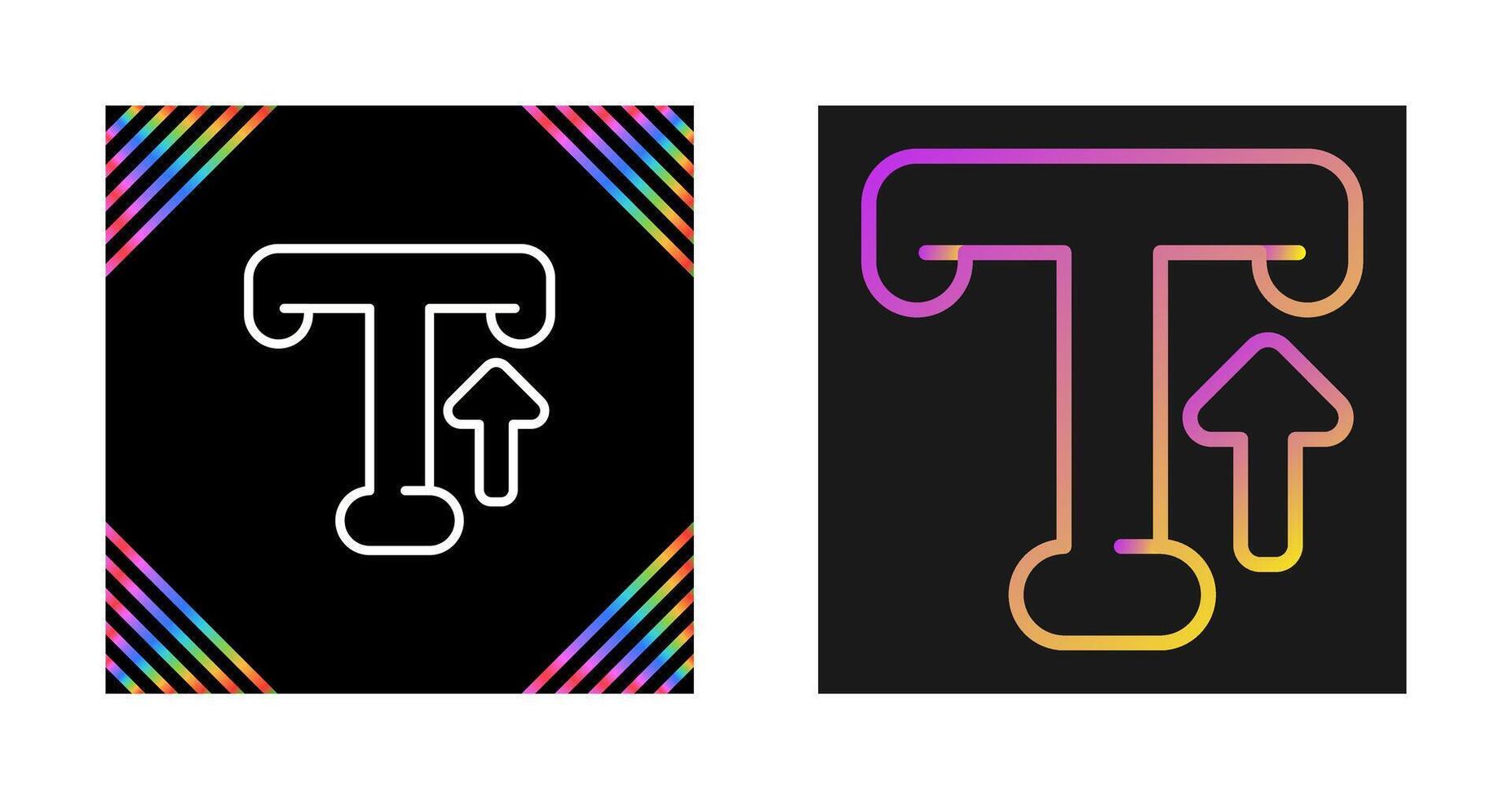 typografi vektor ikon