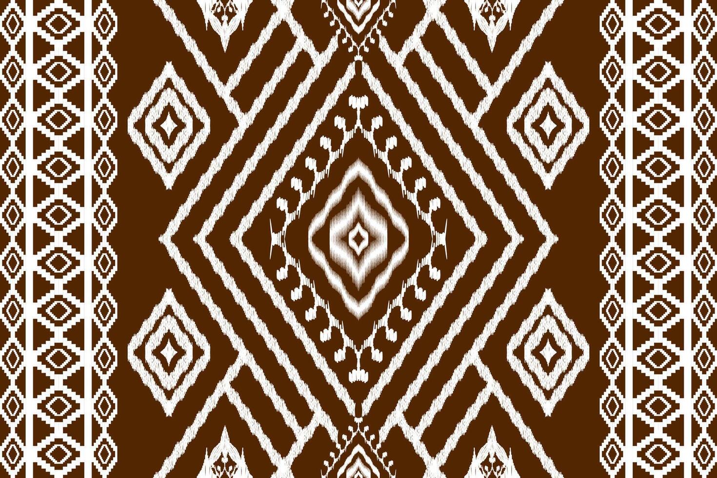 ethnisch Zahl aztekisch Stickerei Stil.geometrisch Ikat orientalisch traditionell Kunst Musterdesign zum ethnisch Hintergrund, Hintergrund, Mode, Kleidung, Verpackung, Stoff, Element, Sarong, Grafik, Vektor Illustration.