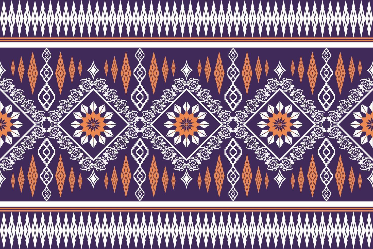 ethnisch Zahl aztekisch Stickerei Stil.geometrisch Ikat orientalisch traditionell Kunst Musterdesign zum ethnisch Hintergrund, Hintergrund, Mode, Kleidung, Verpackung, Stoff, Element, Sarong, Grafik, Vektor Illustration.