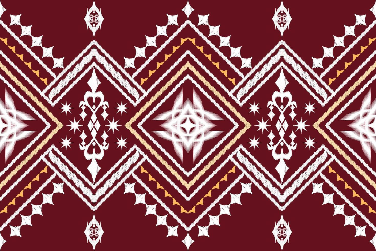 ethnisch Zahl aztekisch Stickerei Stil.geometrisch Ikat orientalisch traditionell Kunst Musterdesign zum ethnisch Hintergrund, Hintergrund, Mode, Kleidung, Verpackung, Stoff, Element, Sarong, Grafik, Vektor Illustration.