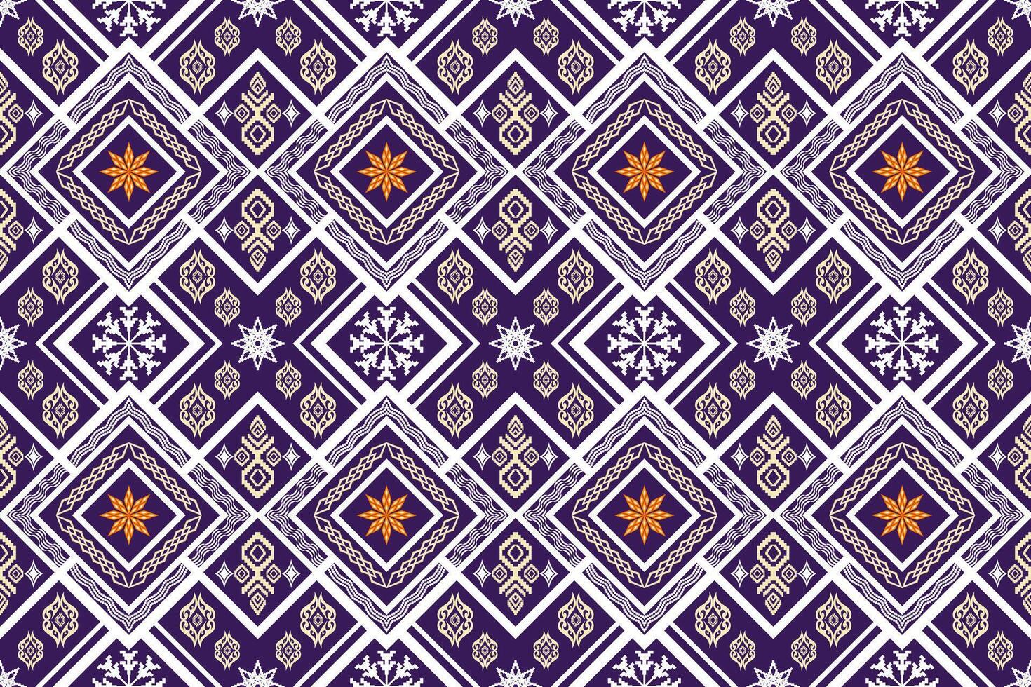 ethnisch Zahl aztekisch Stickerei Stil.geometrisch Ikat orientalisch traditionell Kunst Musterdesign zum ethnisch Hintergrund, Hintergrund, Mode, Kleidung, Verpackung, Stoff, Element, Sarong, Grafik, Vektor Illustration.