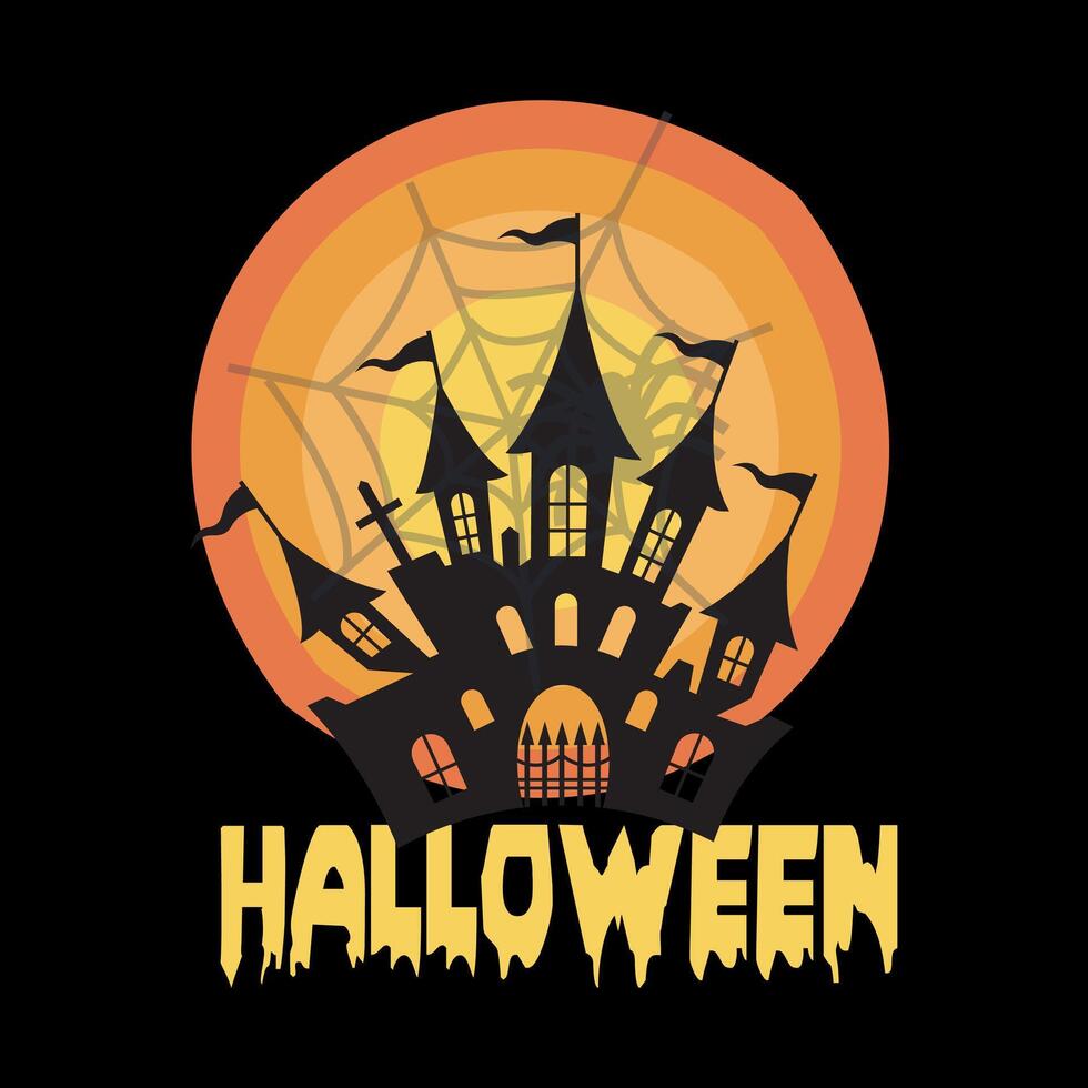 halloween t-shirt design vektor