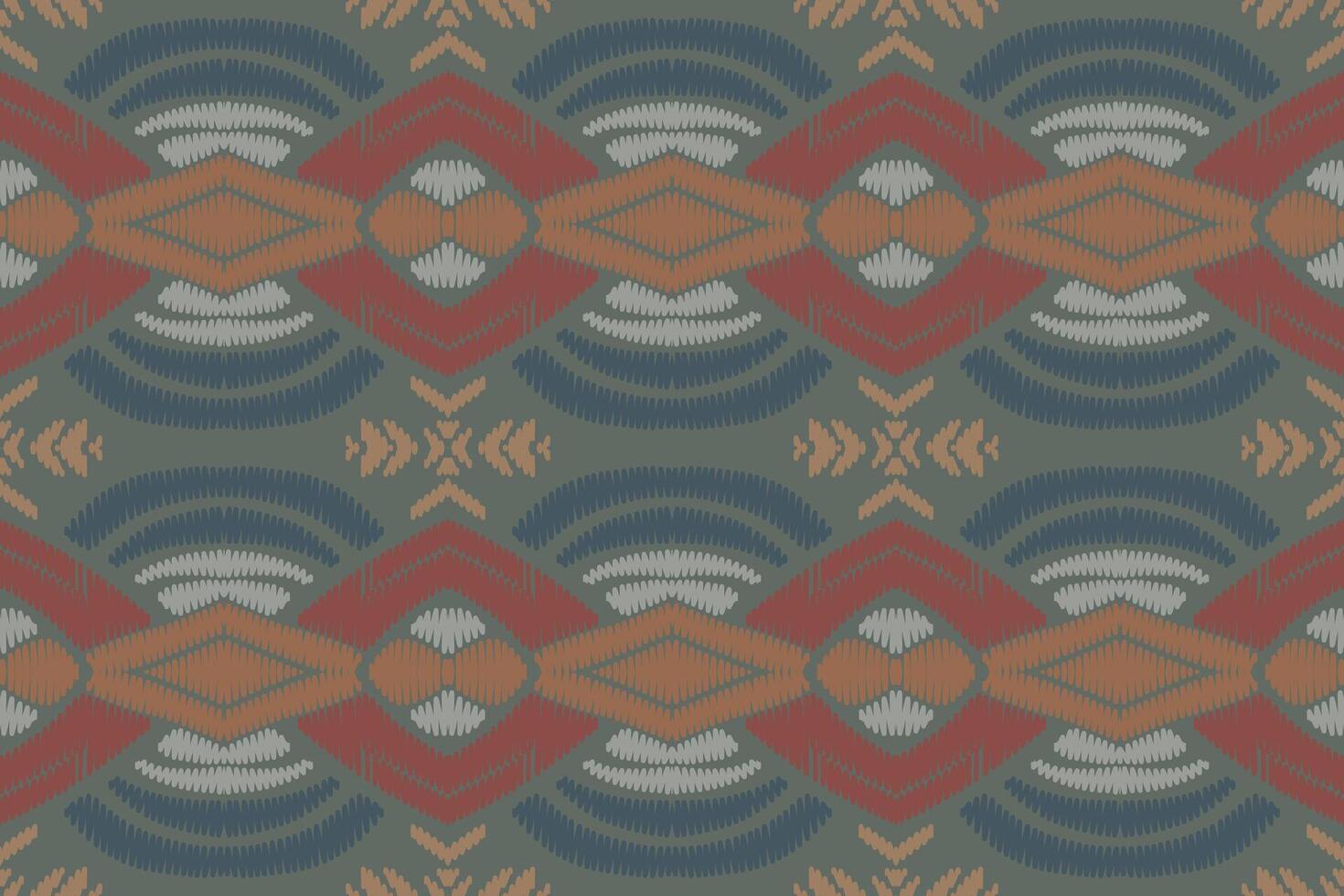 etniska ikat sömlösa mönster i tribal. design för bakgrund, tapeter, vektorillustration, tyg, kläder, matta, textil, batik, broderi. vektor