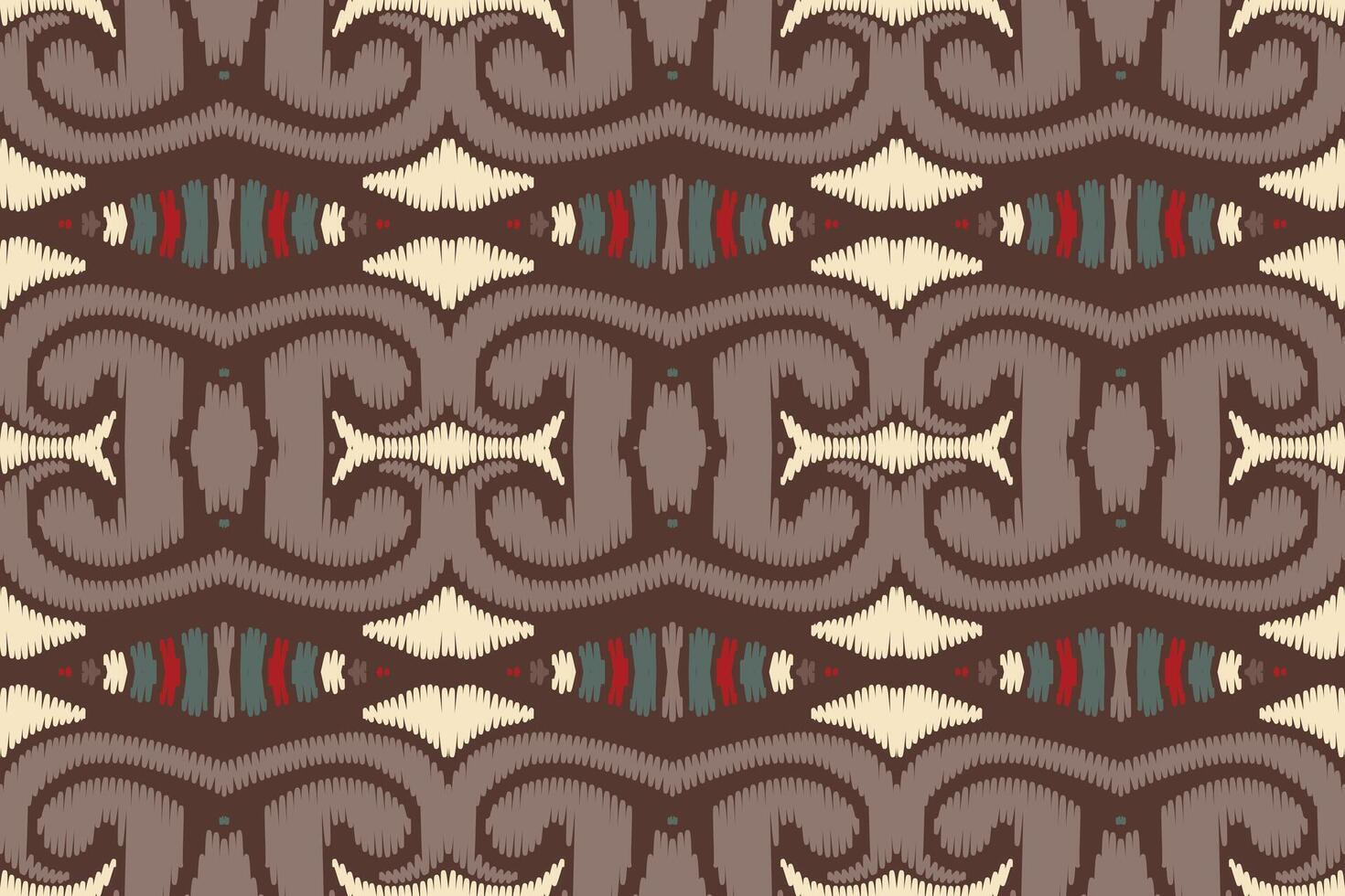 ikat mönster i tribal. geometriska etniska traditionella. mexikansk randig stil. design för bakgrund, tapeter, vektorillustration, tyg, kläder, batik, matta, broderi. vektor