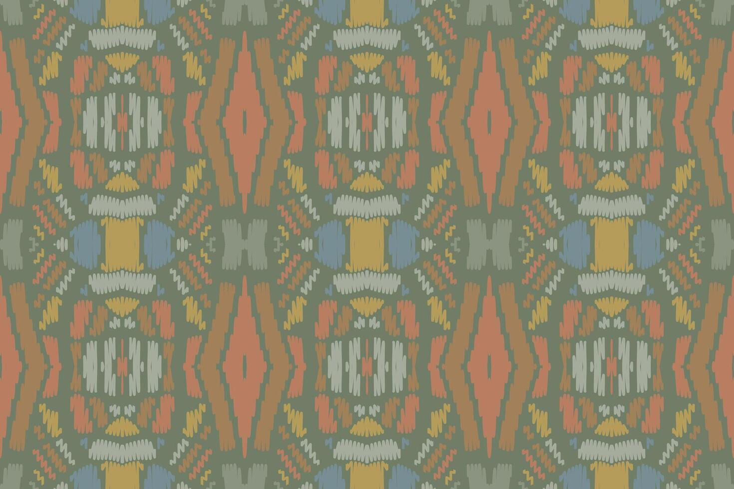 Ikat-Muster im Stammes-. geometrische ethnische traditionelle. mexikanischer gestreifter stil. Design für Hintergrund, Tapete, Vektorillustration, Stoff, Kleidung, Batik, Teppich, Stickerei. vektor