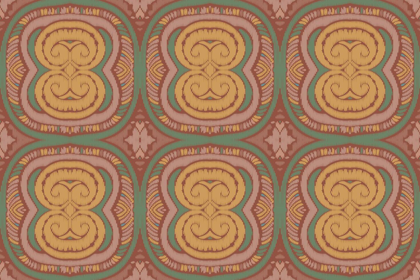 tyg ikat sömlösa mönster geometriska etniska traditionella broderi style.design för bakgrund, matta, matta, sarong, kläder, vektorillustration. vektor