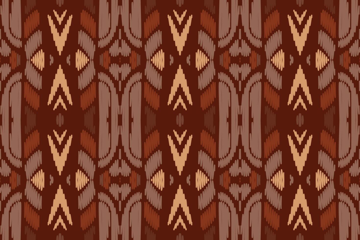 ikat abstrakt geometrisk broderi etniska mönster design. Aztec tyg matta mandala prydnad chevron textil dekoration tapeter. tribal boho infödda etniska kalkon traditionell vektor bakgrund