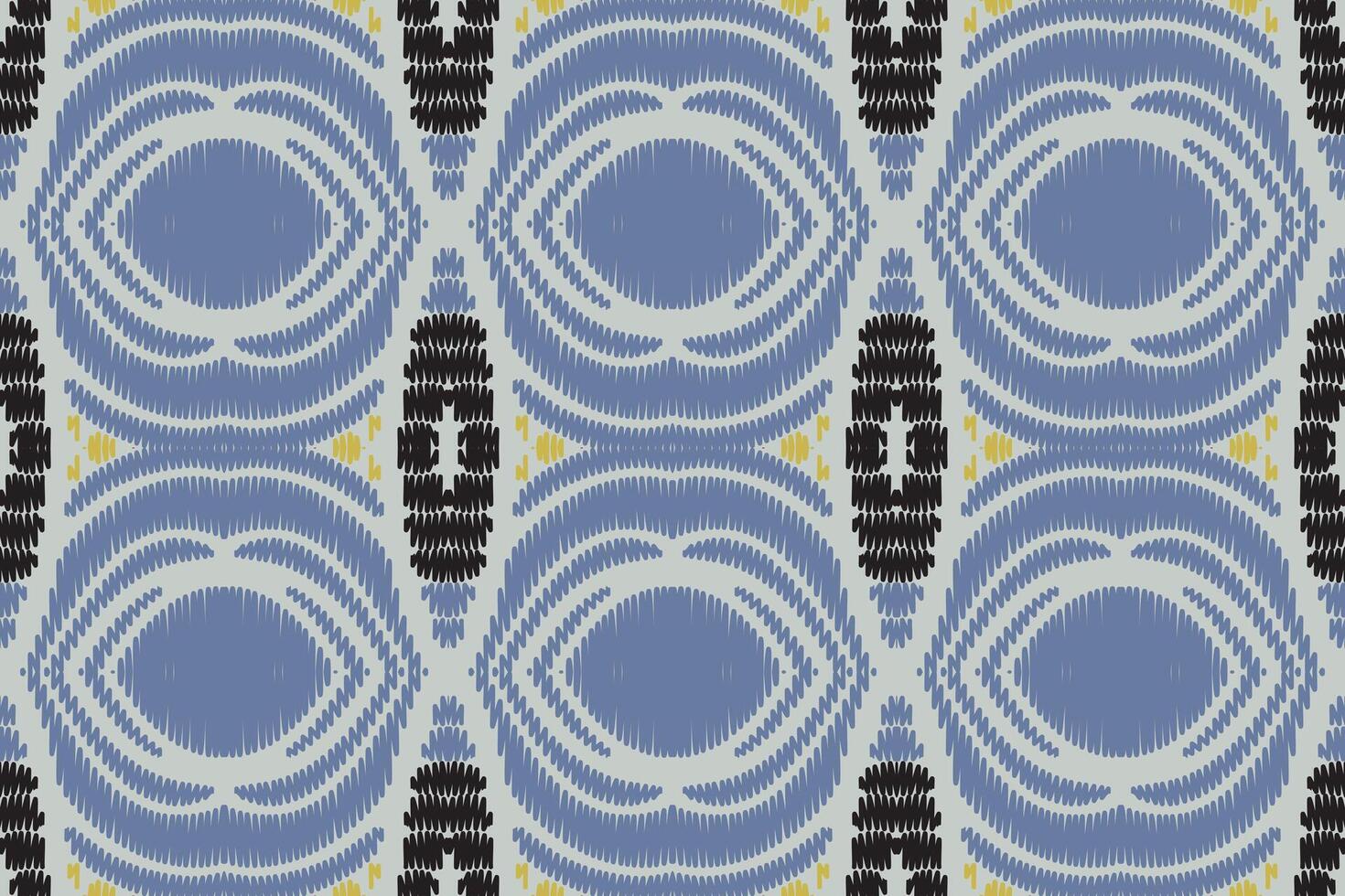 ethnisches ikat-nahtloses muster im stammes-. Design für Hintergrund, Tapete, Vektorillustration, Stoff, Kleidung, Teppich, Textil, Batik, Stickerei. vektor