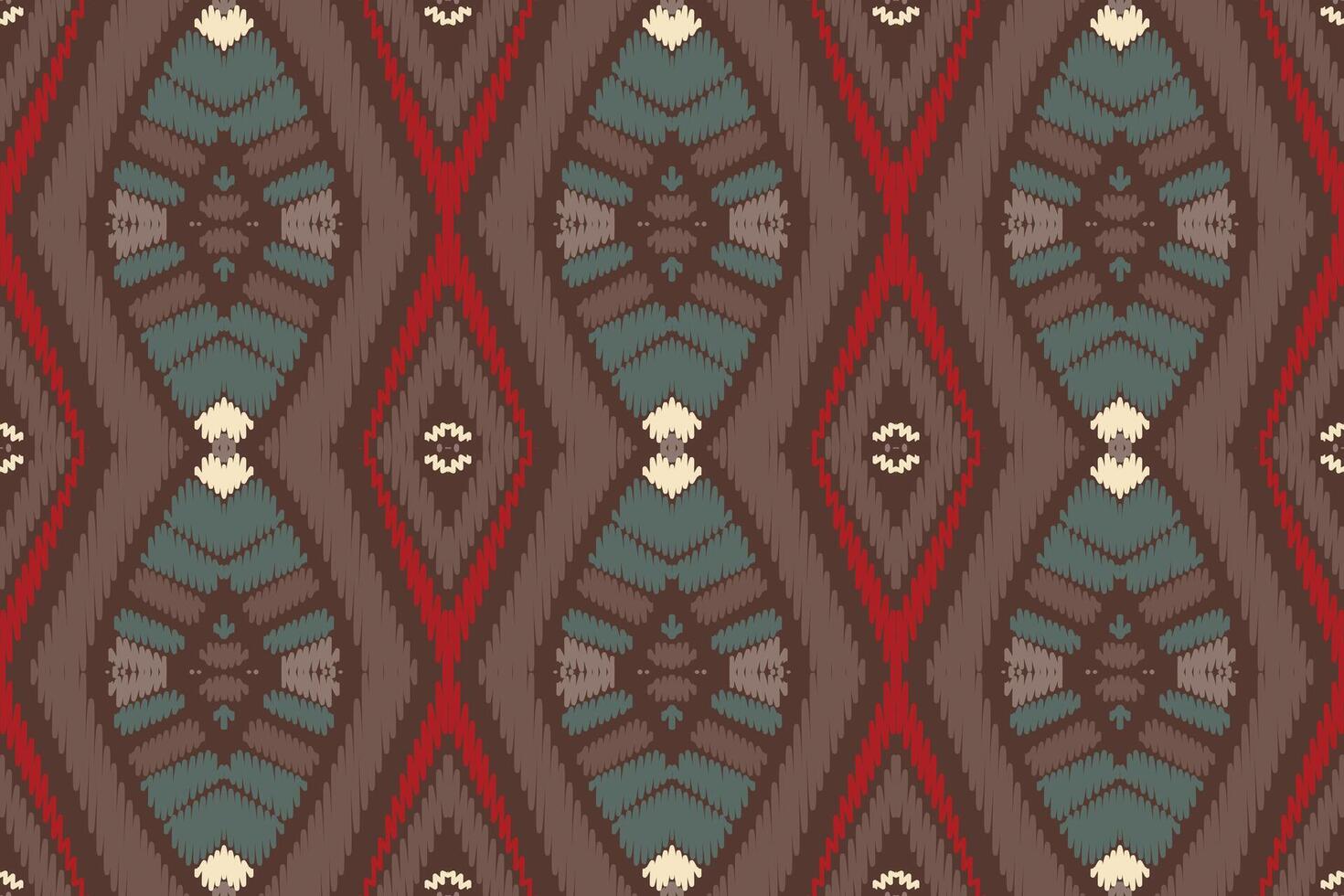 ikat mönster i tribal. geometriska etniska traditionella. mexikansk randig stil. design för bakgrund, tapeter, vektorillustration, tyg, kläder, batik, matta, broderi. vektor