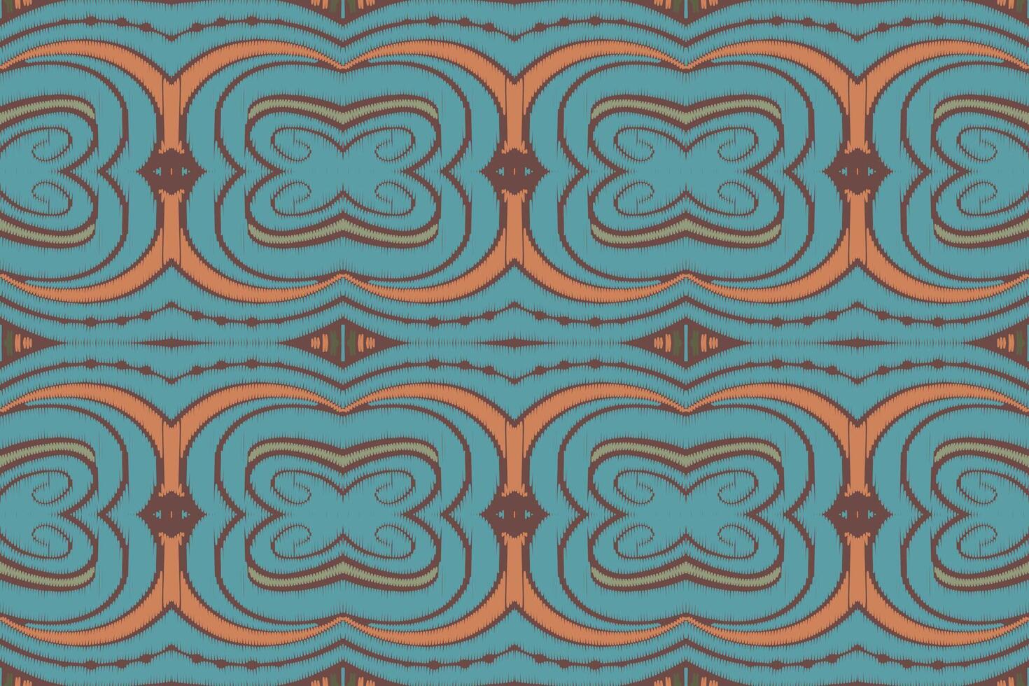 tyg ikat sömlösa mönster geometriska etniska traditionella broderi style.design för bakgrund, matta, matta, sarong, kläder, vektorillustration. vektor