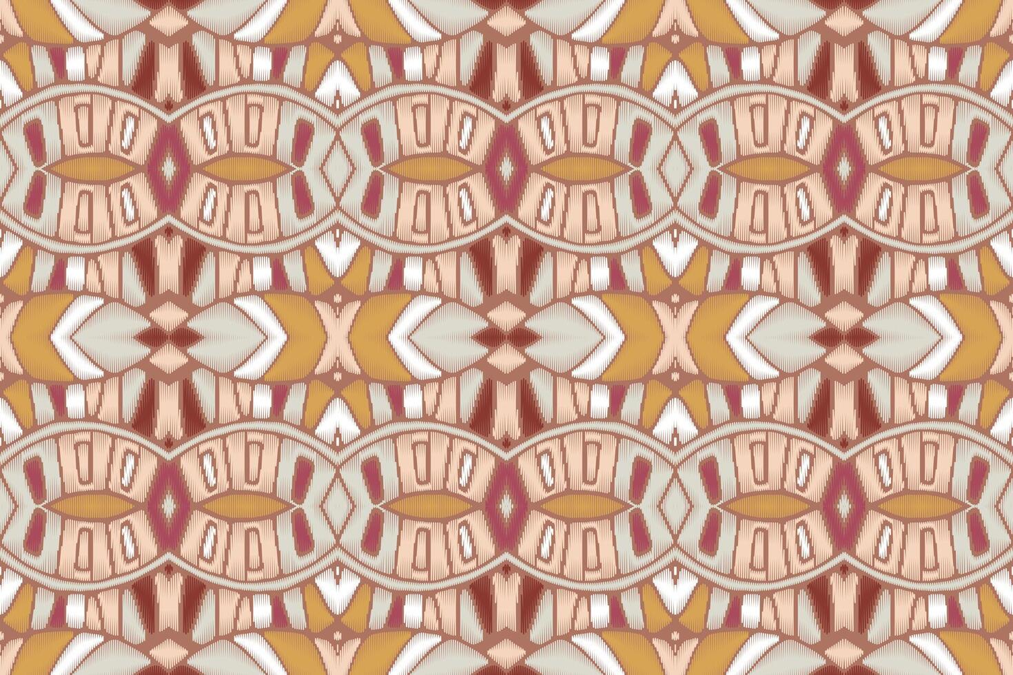 abstrakte ethnische Musterkunst. ikat nahtloses muster traditionell. amerikanischer, mexikanischer Stil. vektor