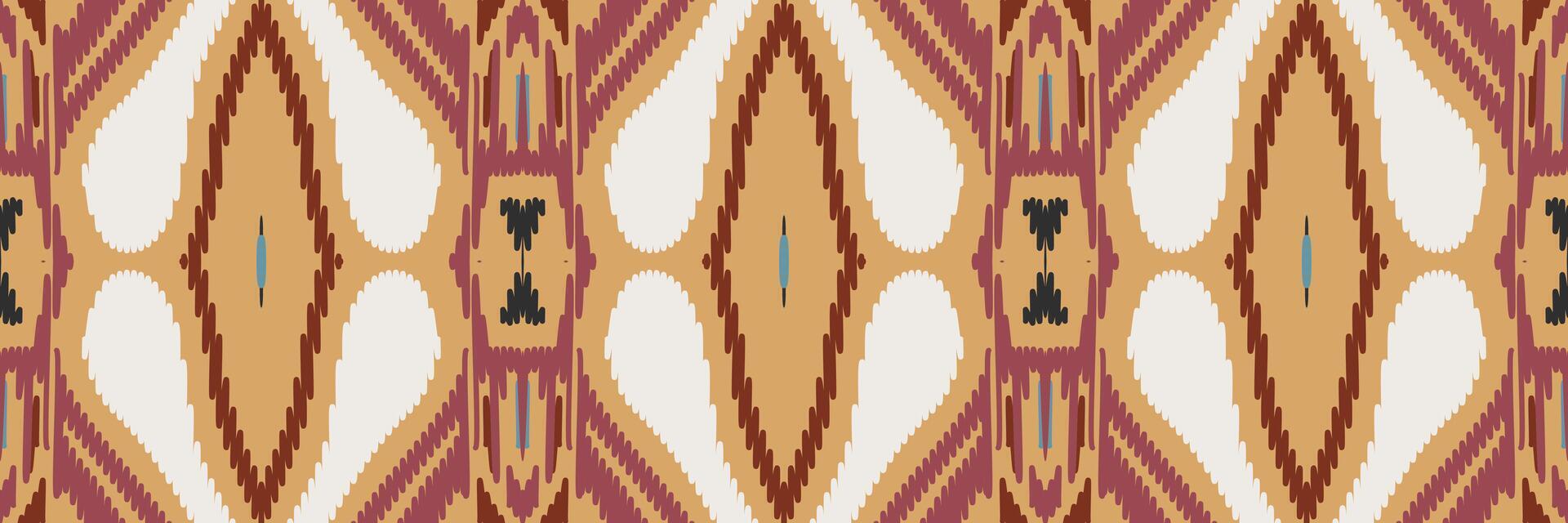 ikat mönster i tribal. geometriska etniska traditionella. mexikansk randig stil. design för bakgrund, tapeter, vektorillustration, tyg, kläder, batik, matta, broderi. vektor