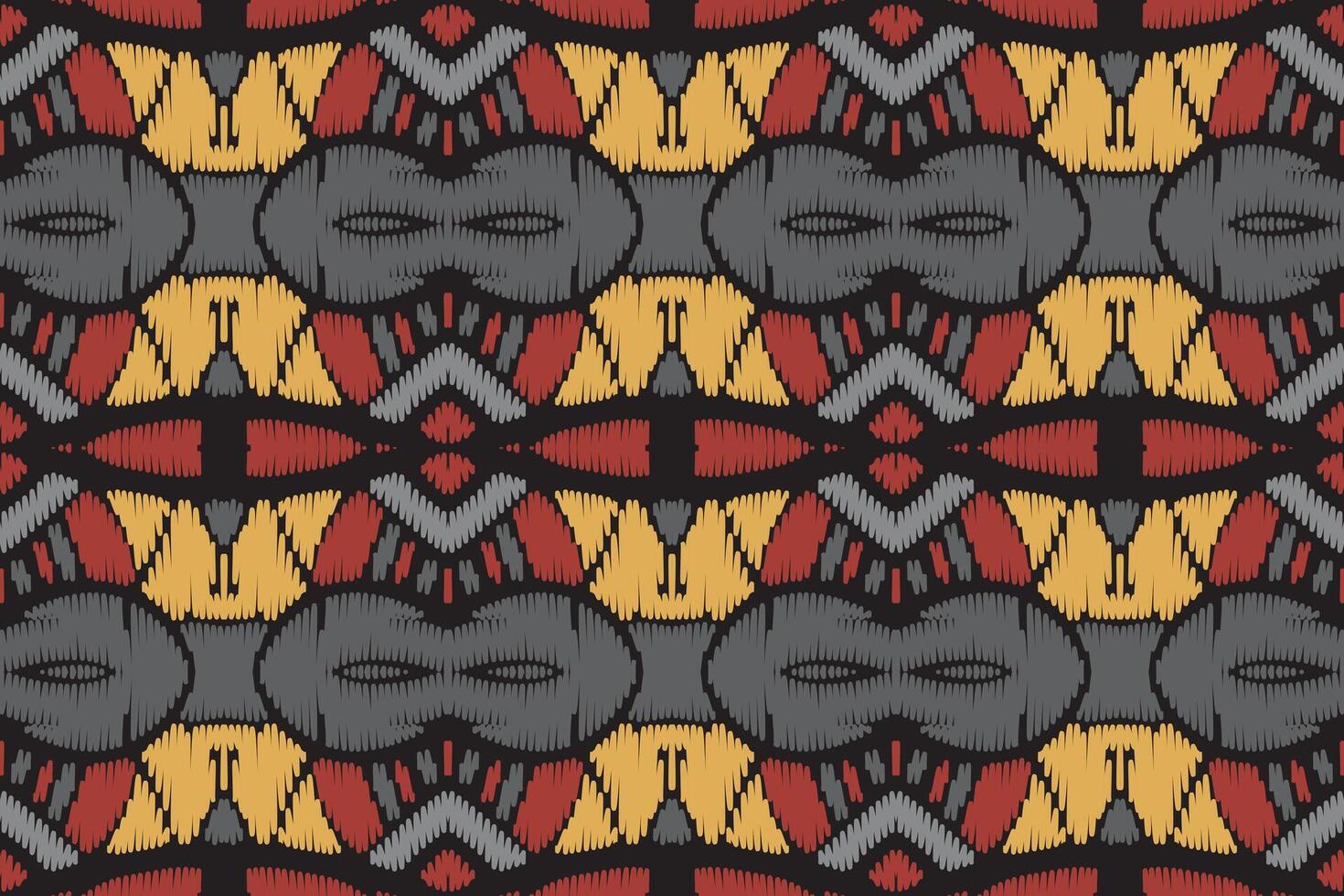 Ikat-Muster im Stammes-. geometrische ethnische traditionelle. mexikanischer gestreifter stil. Design für Hintergrund, Tapete, Vektorillustration, Stoff, Kleidung, Batik, Teppich, Stickerei. vektor