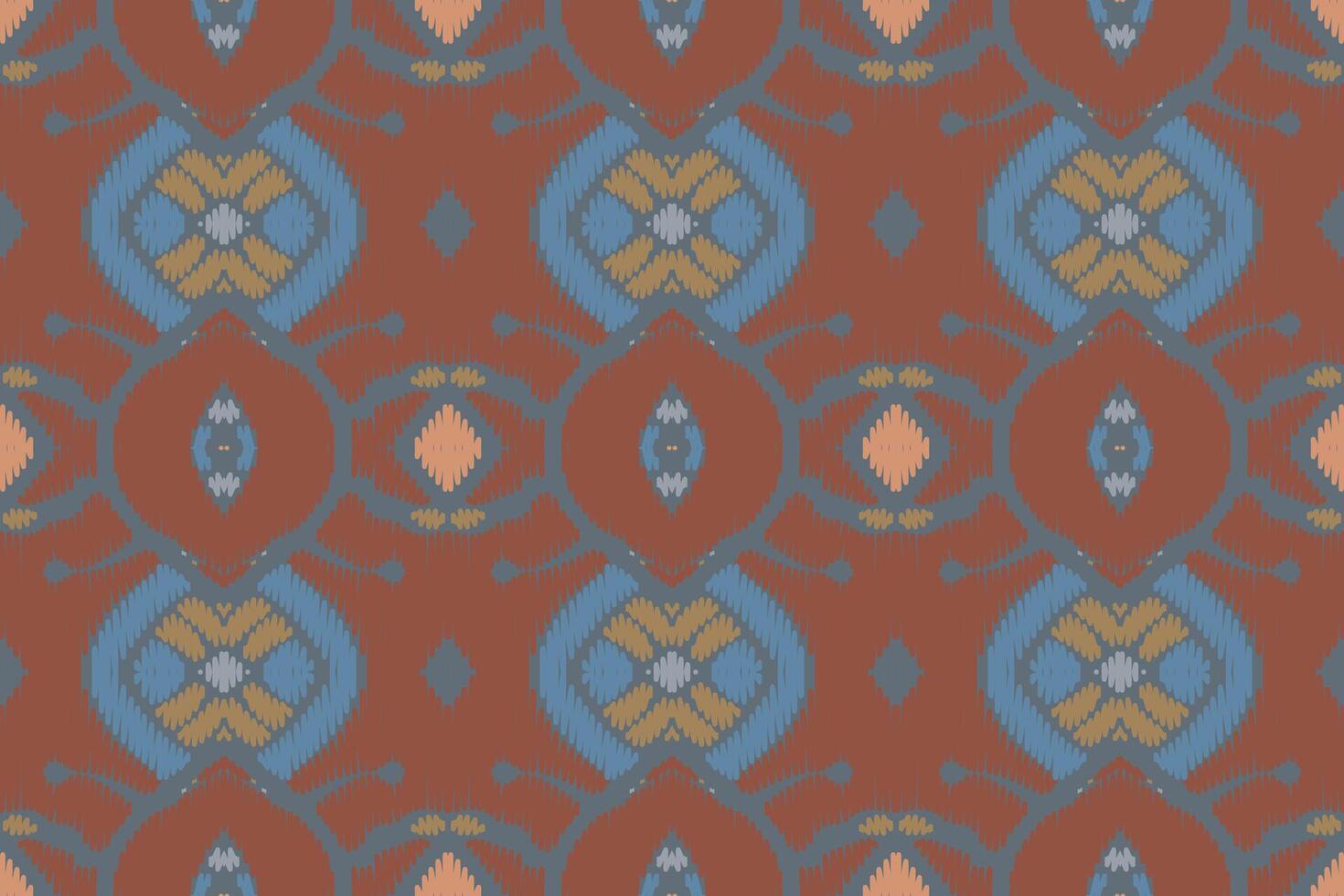 etniska ikat sömlösa mönster i tribal. design för bakgrund, tapeter, vektorillustration, tyg, kläder, matta, textil, batik, broderi. vektor