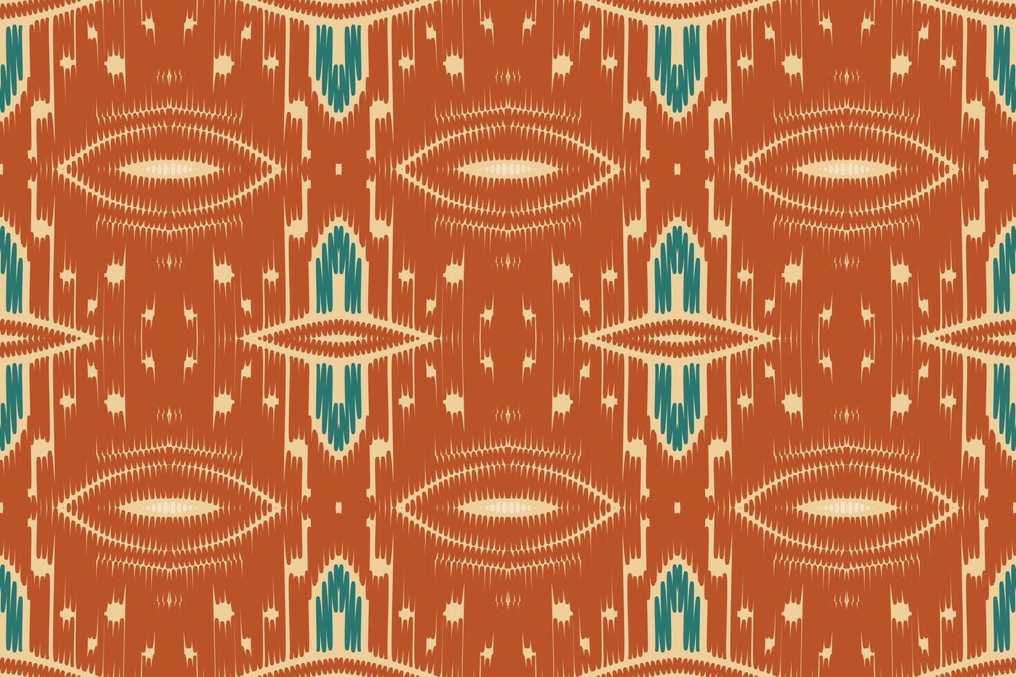 ikat abstraktes geometrisches ethnisches musterdesign der stickerei. aztekischer Stoff Teppich Mandala Ornament Chevron Textildekoration Tapete. tribal boho einheimischer ethnischer türkei traditioneller vektorhintergrund vektor