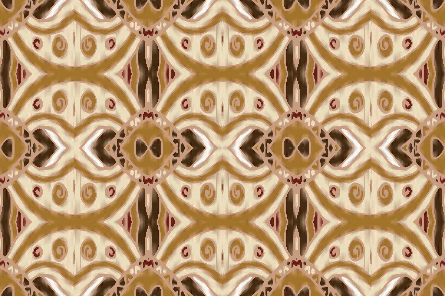 ethnisches ikat-nahtloses muster im stammes-. amerikanischer, mexikanischer Stil. Aztekischer geometrischer Ornamentdruck. vektor