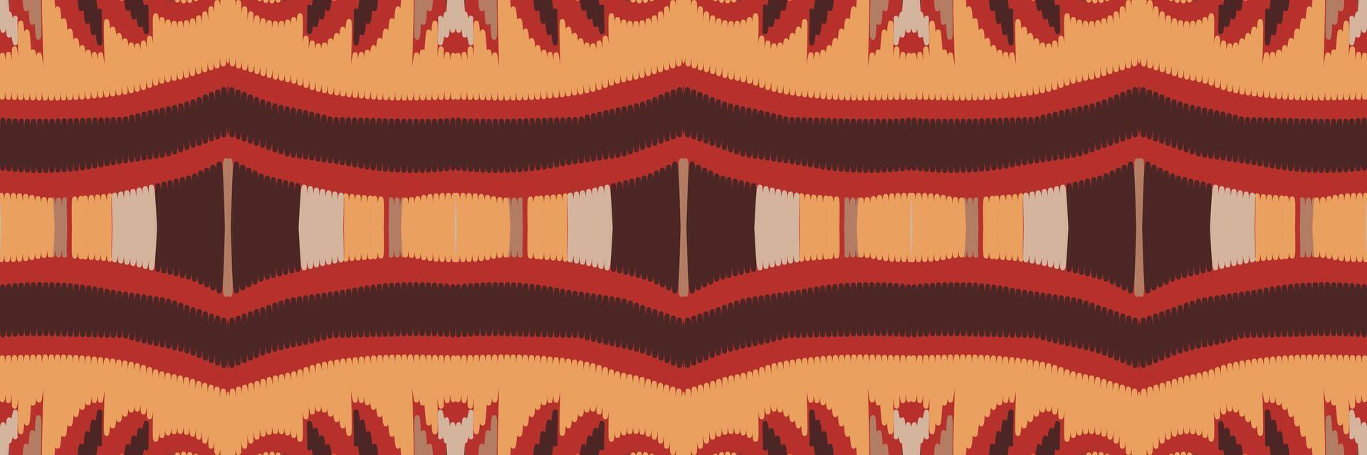 Ikat-Muster im Stammes-. geometrische ethnische traditionelle. mexikanischer gestreifter stil. Design für Hintergrund, Tapete, Vektorillustration, Stoff, Kleidung, Batik, Teppich, Stickerei. vektor