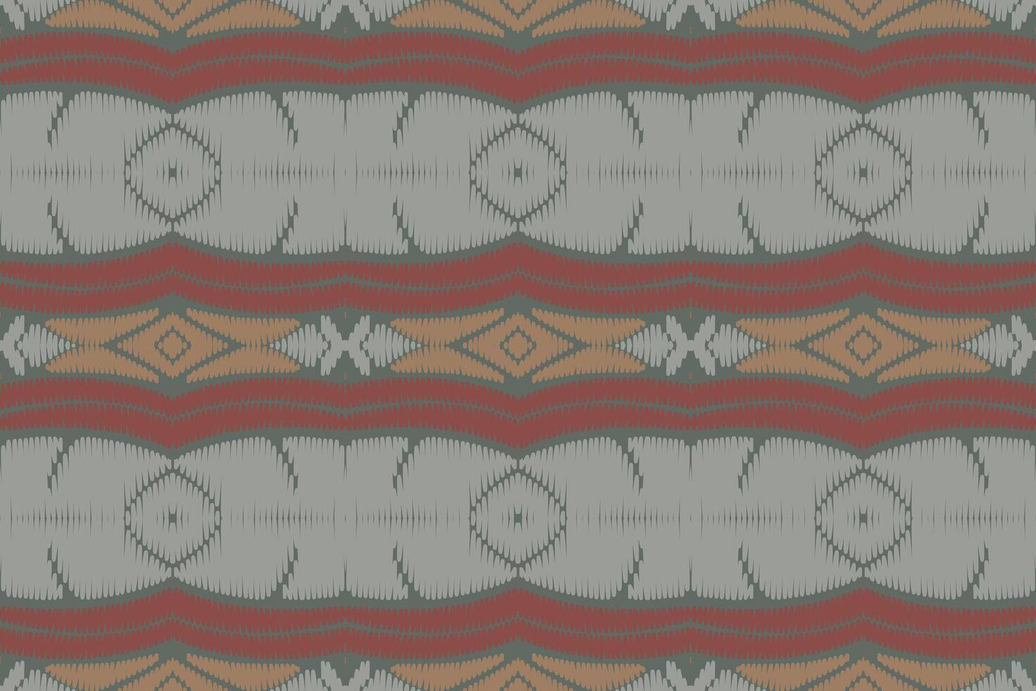 etniska ikat sömlösa mönster i tribal. design för bakgrund, tapeter, vektorillustration, tyg, kläder, matta, textil, batik, broderi. vektor