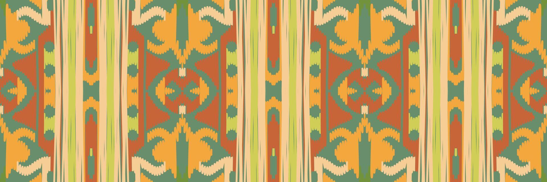 Ikat-Muster im Stammes-. geometrische ethnische traditionelle. mexikanischer gestreifter stil. Design für Hintergrund, Tapete, Vektorillustration, Stoff, Kleidung, Batik, Teppich, Stickerei. vektor