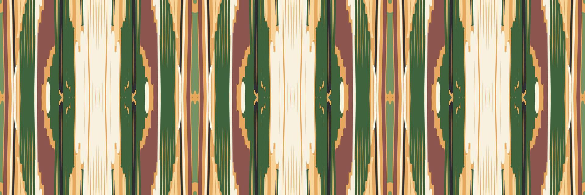 ikat abstrakt geometrisk broderi etniska mönster design. Aztec tyg matta mandala prydnad chevron textil dekoration tapeter. tribal boho infödda etniska kalkon traditionell vektor bakgrund
