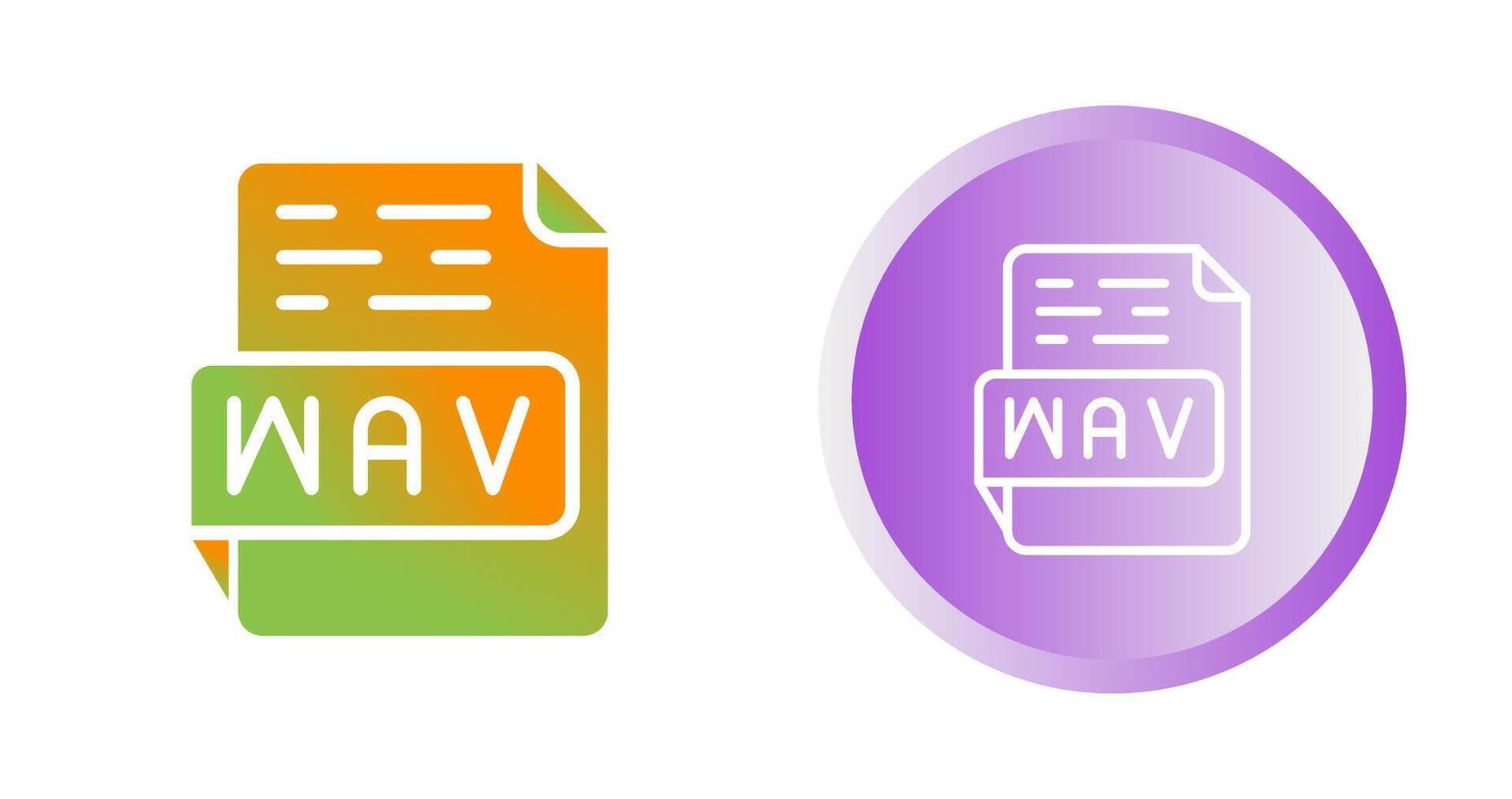 wAV vektor ikon