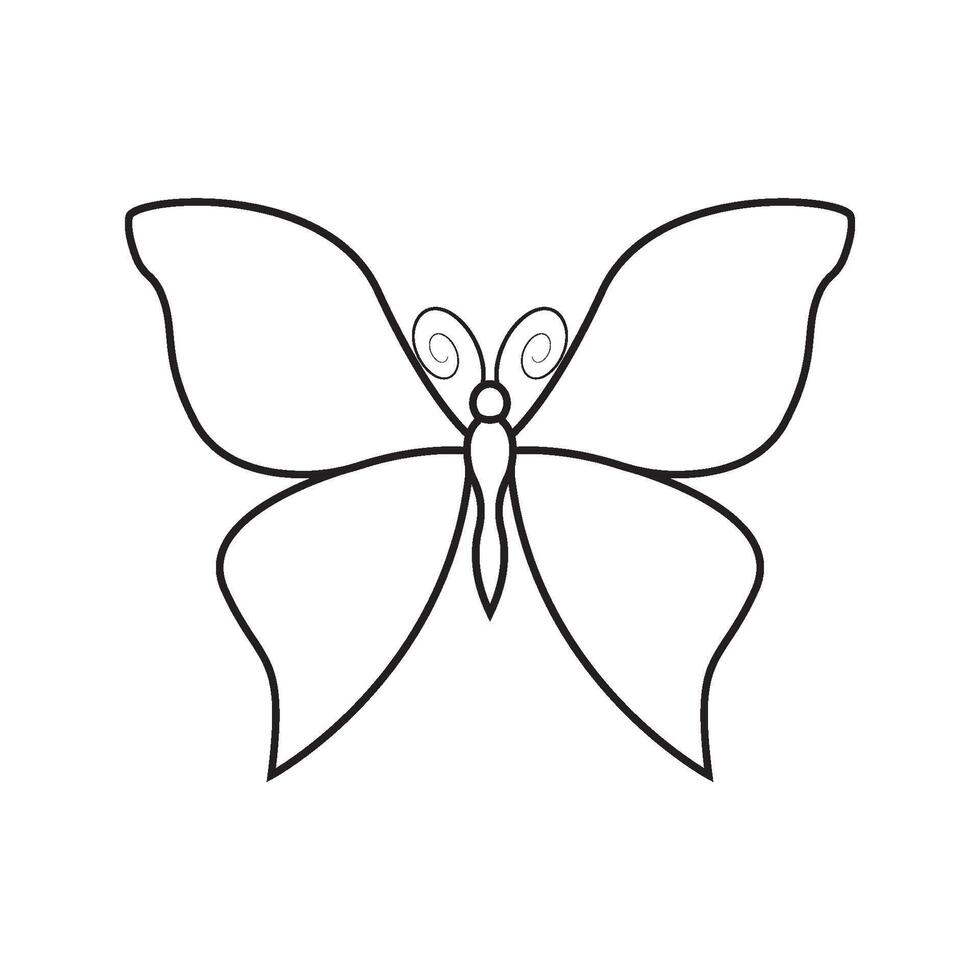 Schmetterling Symbol Vektor