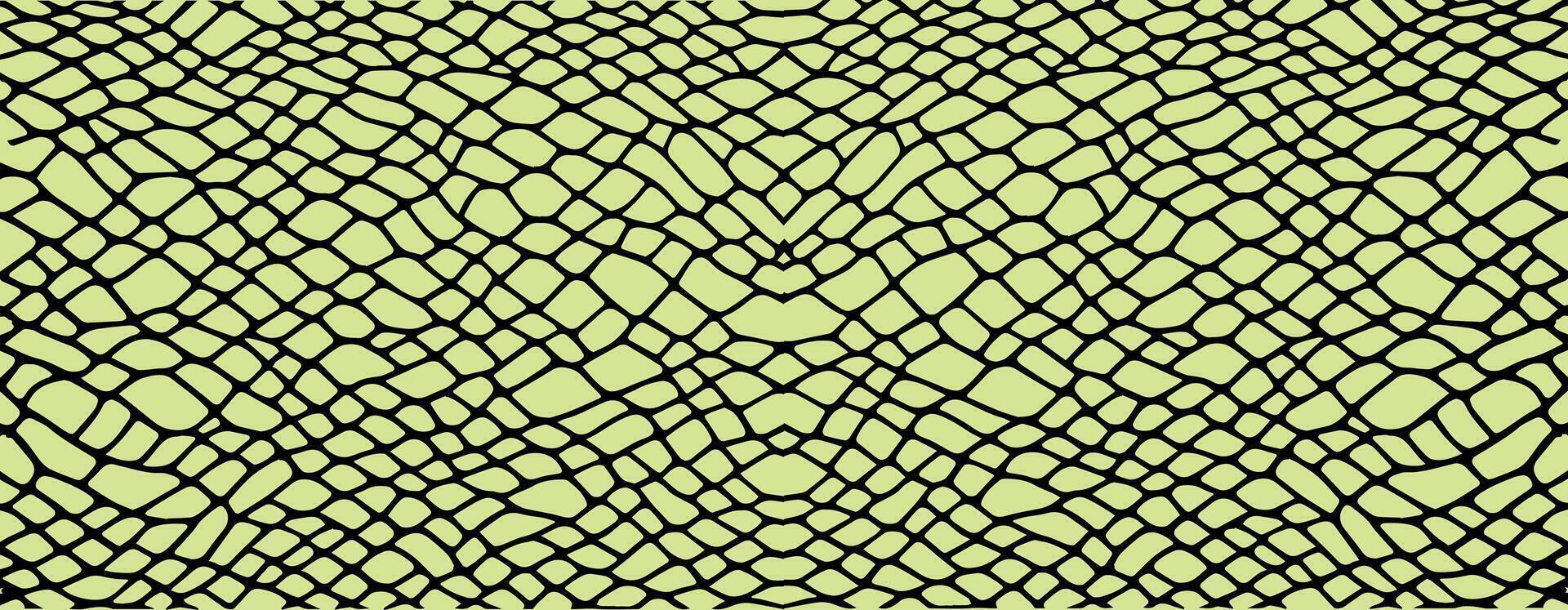 ormskinn rand mönster. grön träd ormskinn design. orm skala textur för mode design vektor