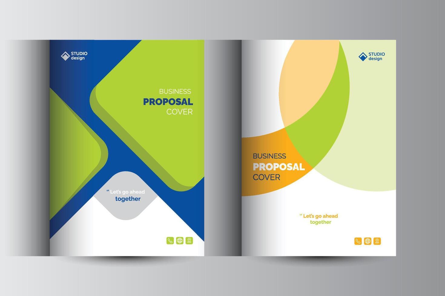korporativ Geschäft Vorschlag Katalog Startseite Design Vorlage Konzepte vektor