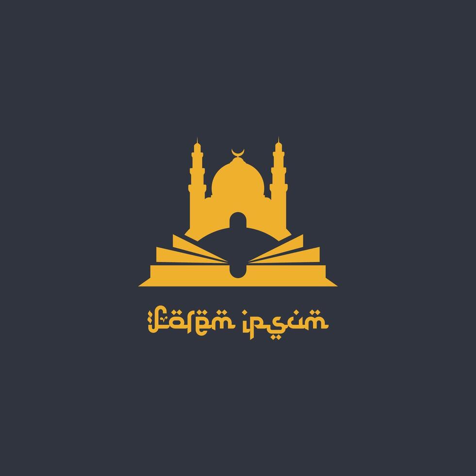 quran logotyp vektor