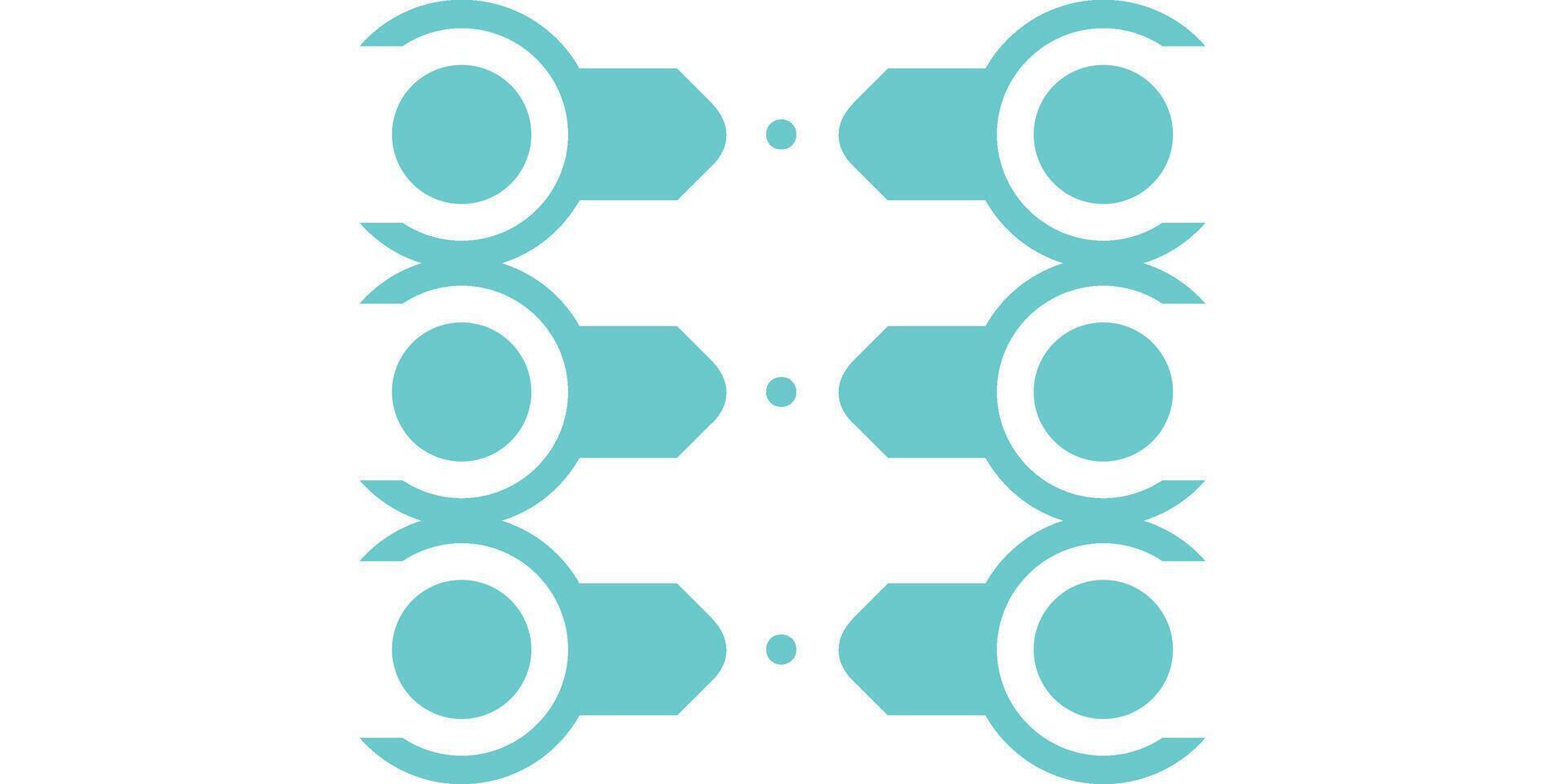 modern Infografiken aufführen Vektor Element