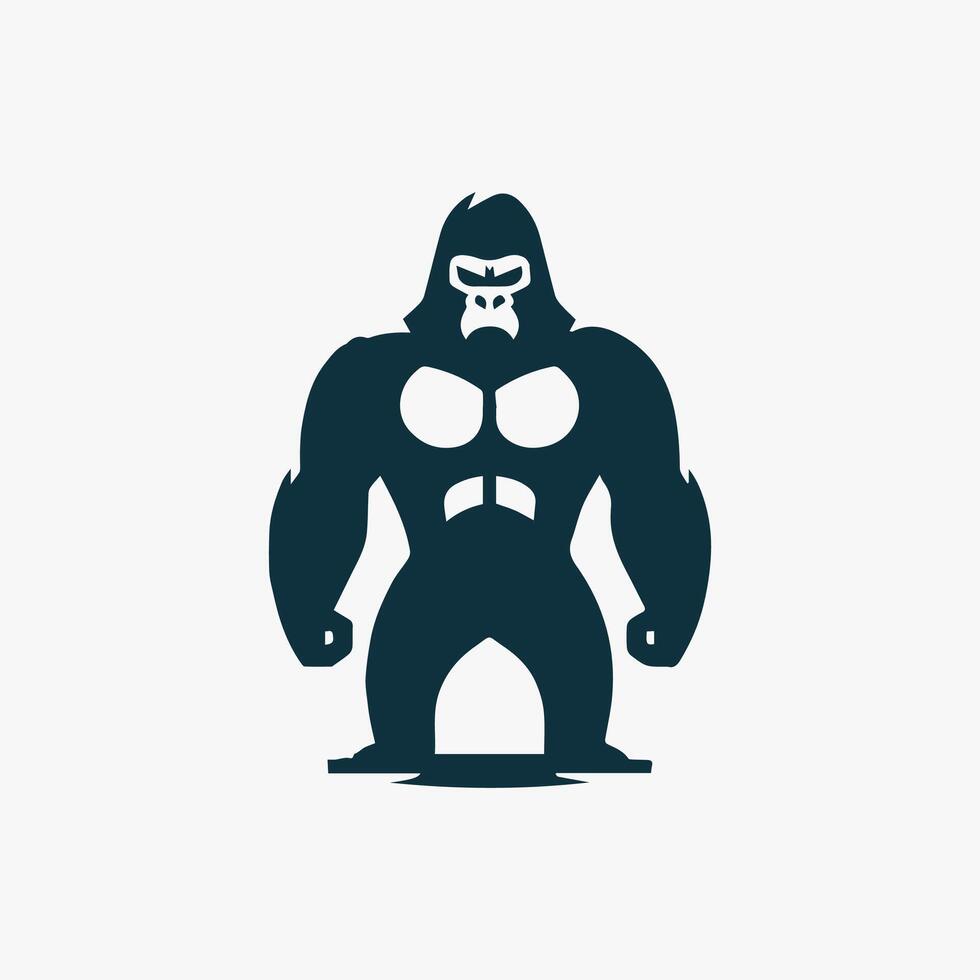 gorilla logotyp vactor konst, använda sig av din logotyp vektor