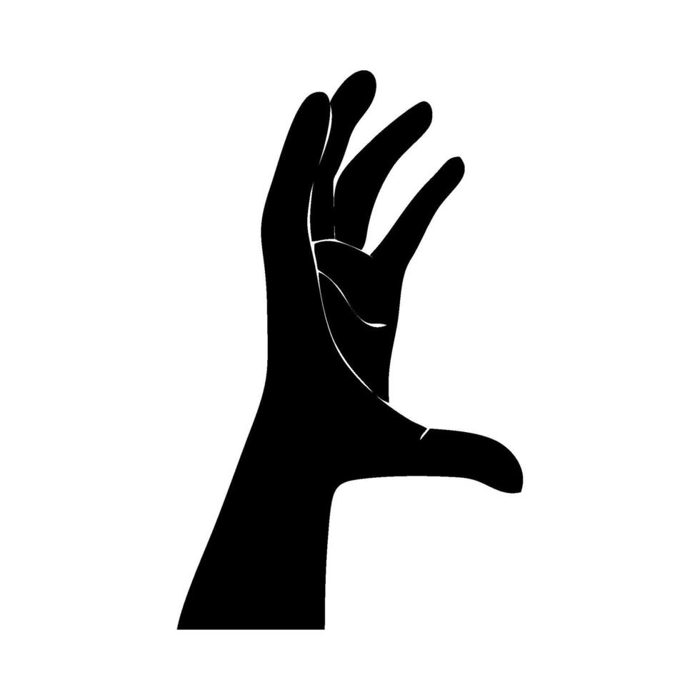 Hand-Vektor-Illustration vektor