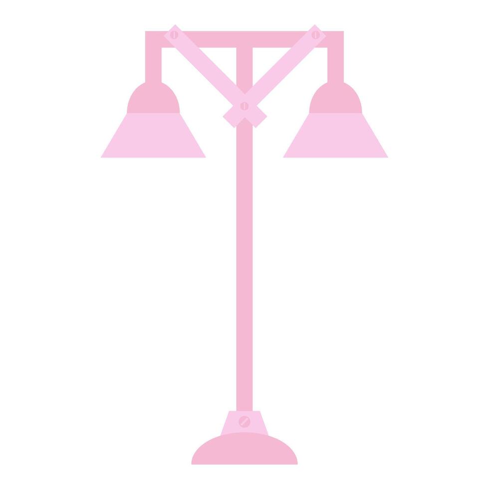 valentine rosa lampa vektor