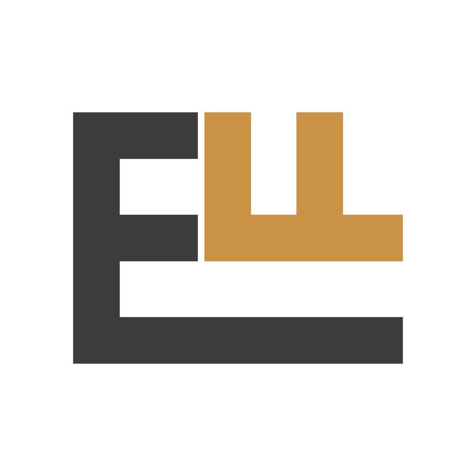 Initiale Brief ef Logo oder zB Logo Vektor Design Vorlage