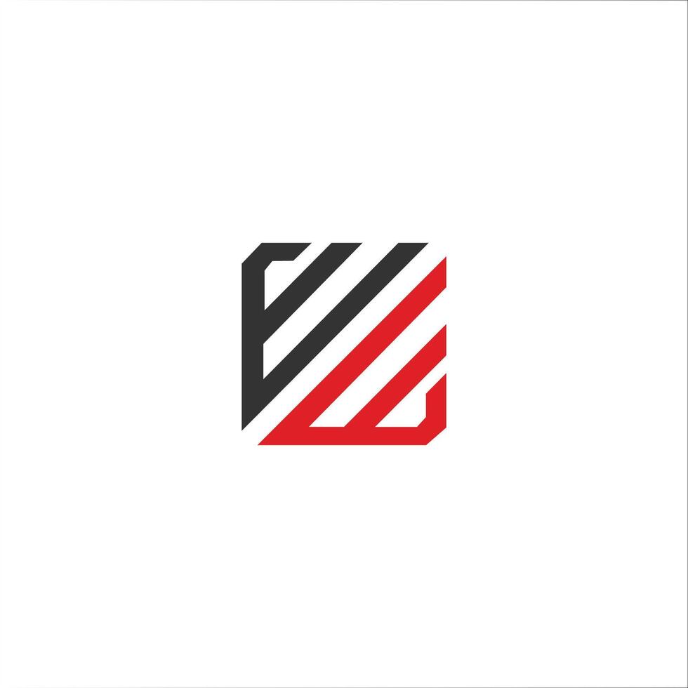 första brev ee logotyp eller e logotyp vektor design mall