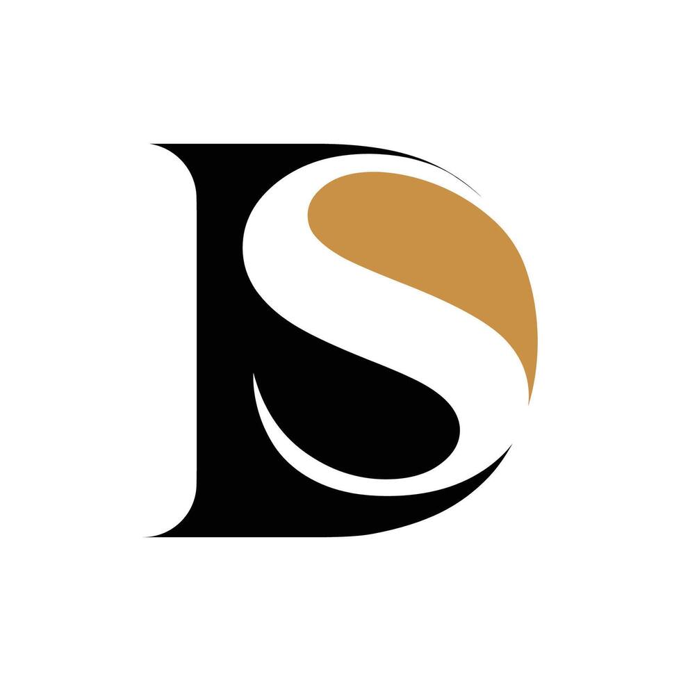Initiale Brief ds Logo oder sd Logo Vektor Design Vorlage