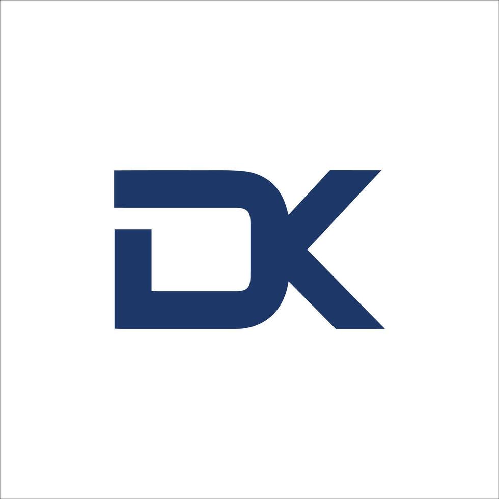 dk und kd Brief Logo design.dk,kd Initiale basierend Alphabet Symbol Logo Design vektor