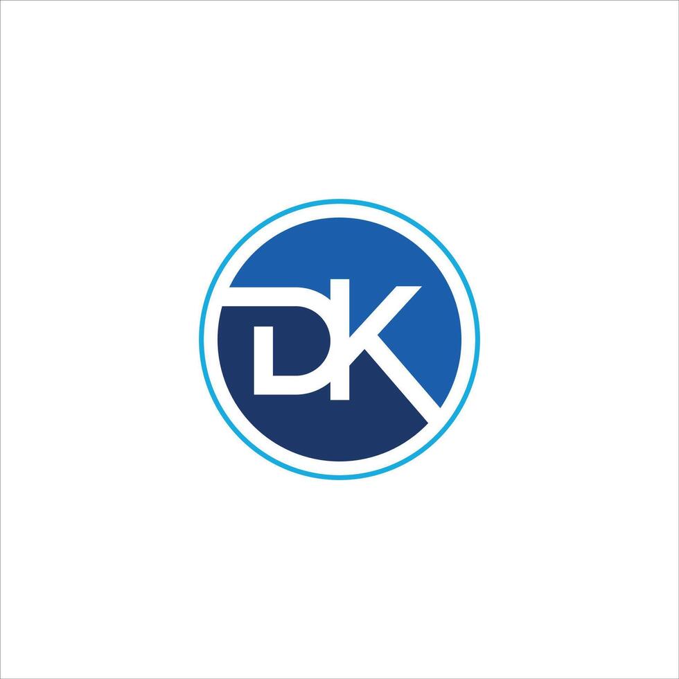 dk och kd brev logotyp design.dk,kd första baserad alfabet ikon logotyp design vektor