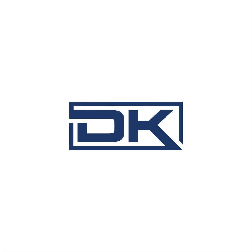 dk und kd Brief Logo design.dk,kd Initiale basierend Alphabet Symbol Logo Design vektor