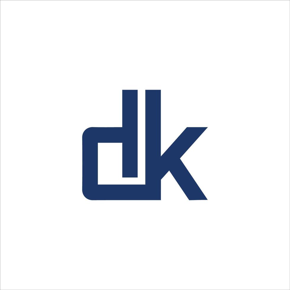 dk und kd Brief Logo design.dk,kd Initiale basierend Alphabet Symbol Logo Design vektor