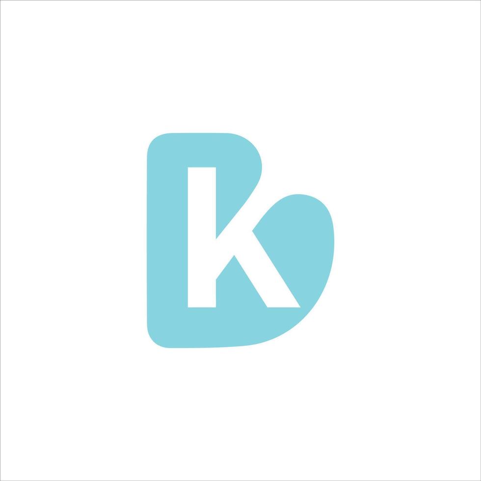 dk und kd Brief Logo design.dk,kd Initiale basierend Alphabet Symbol Logo Design vektor