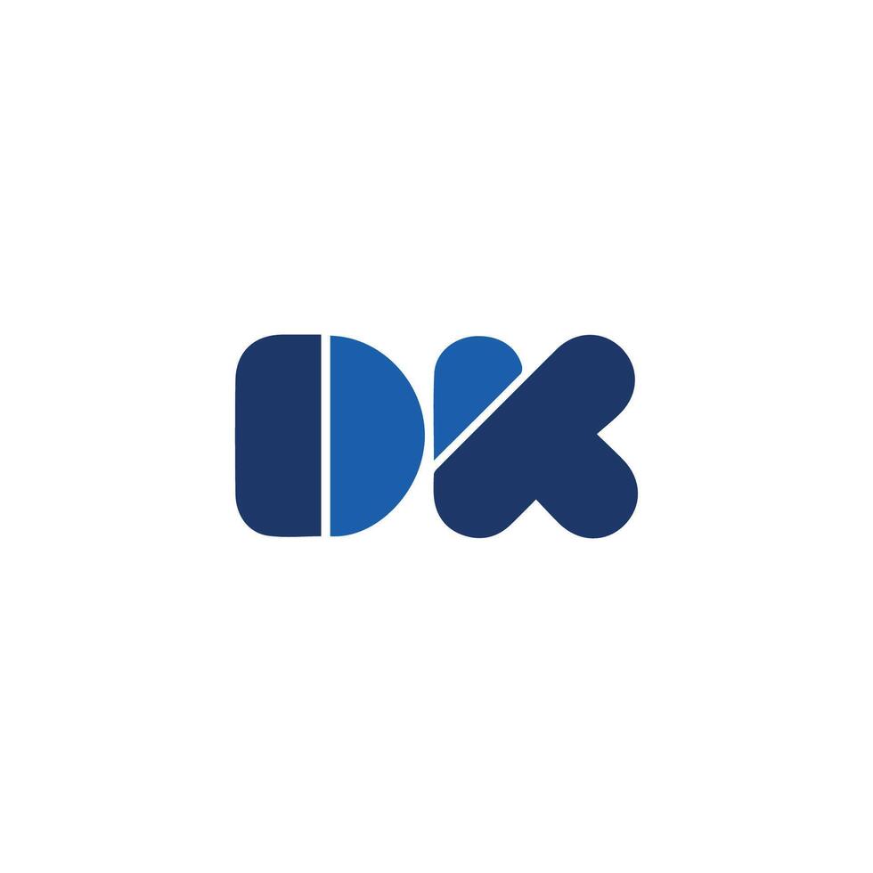 dk och kd brev logotyp design.dk,kd första baserad alfabet ikon logotyp design vektor