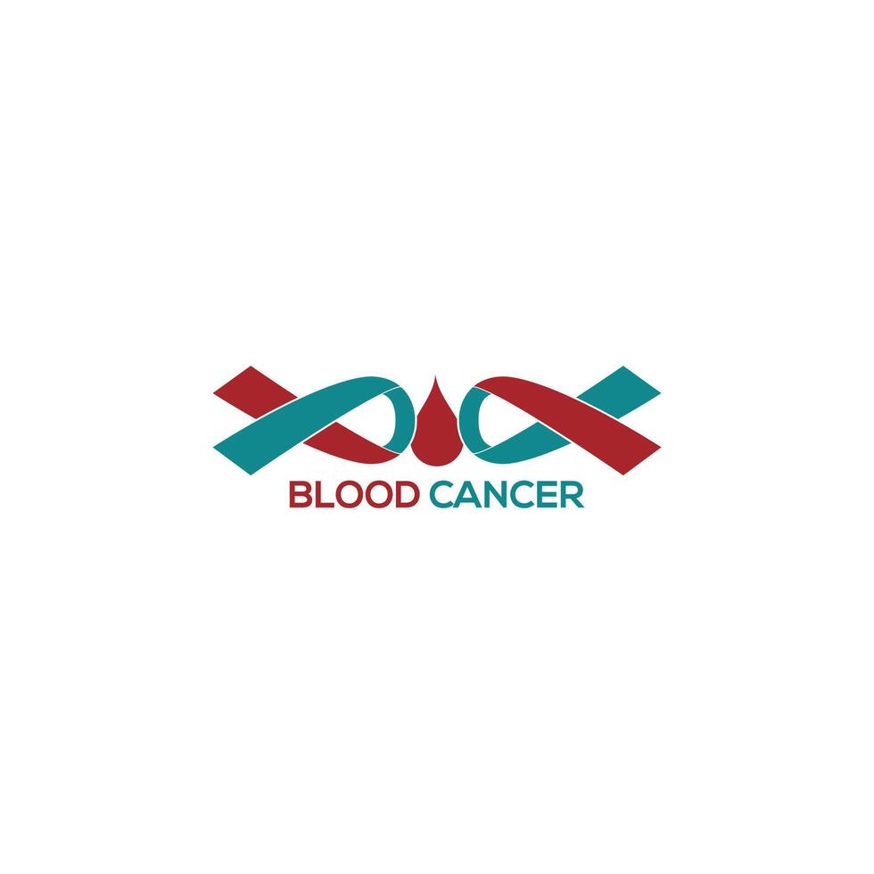 cancer vektor ikon design mall. blod cancer logotyp design.