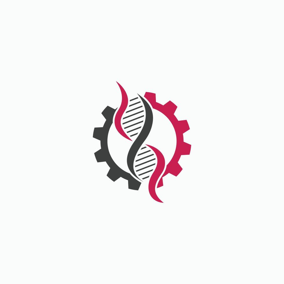 dna logotyp vektor design mall