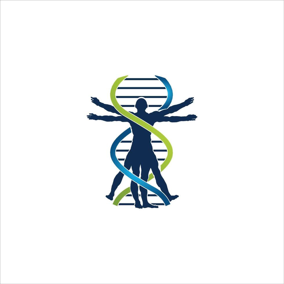 dna logotyp vektor design mall