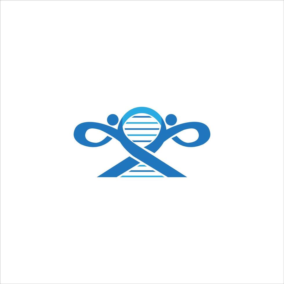 DNA Logo Vektor Design Vorlage