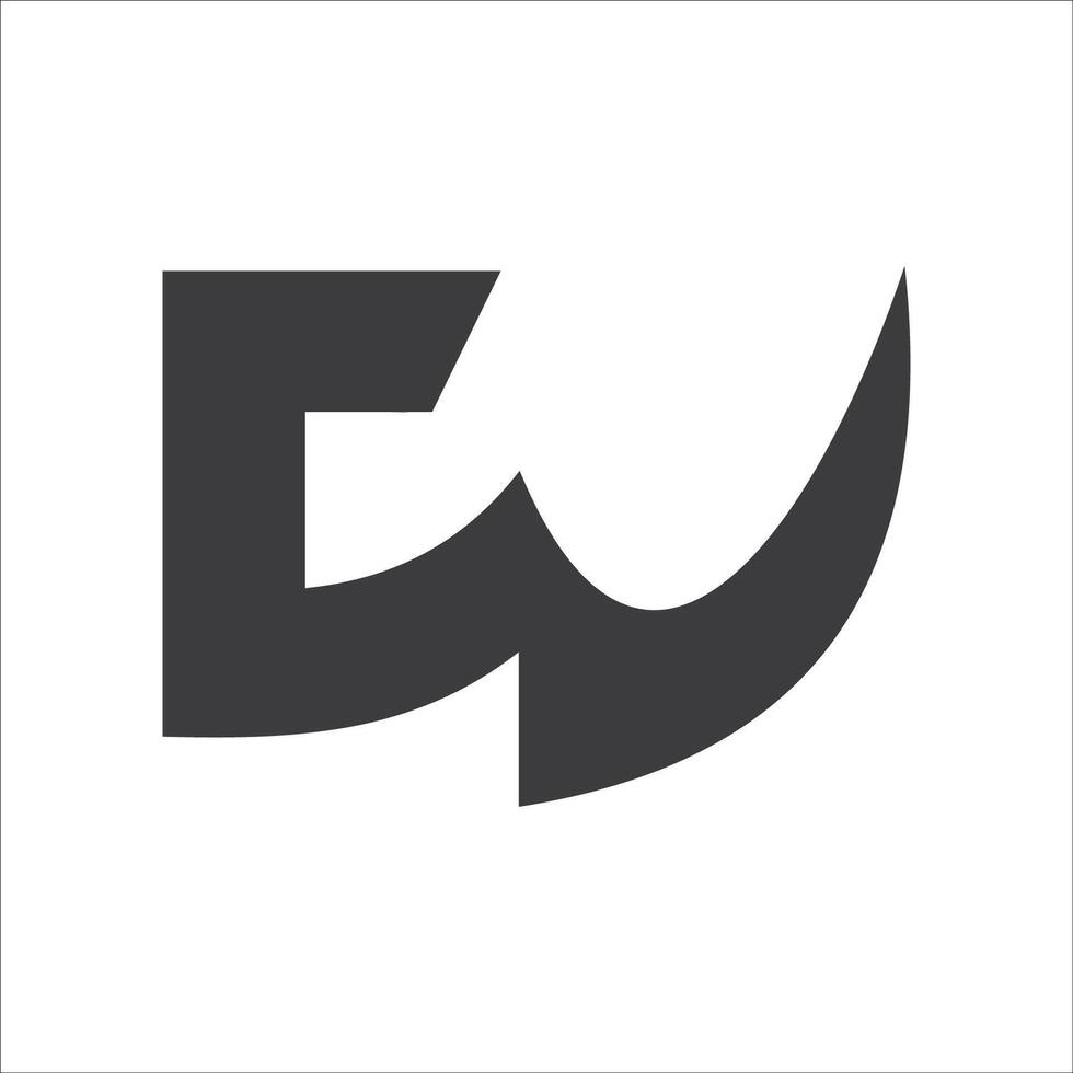 Initiale Brief cw Logo oder Toilette Logo Vektor Design Vorlage