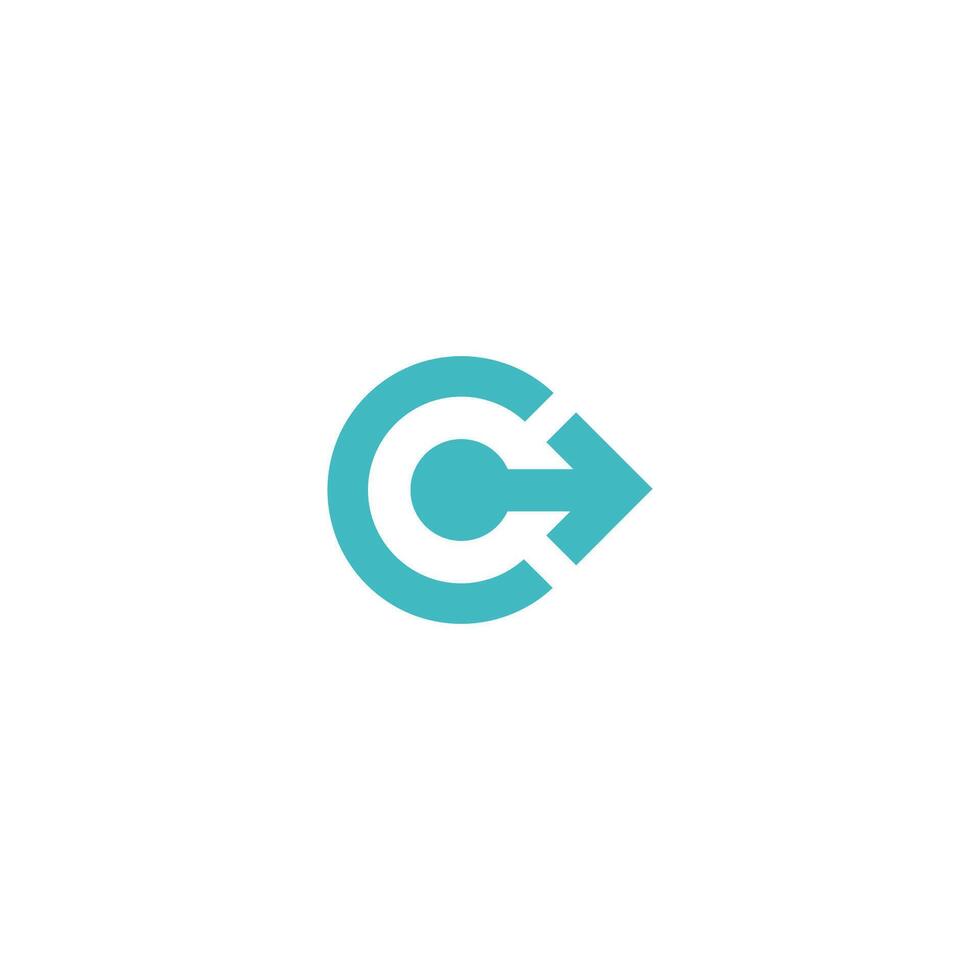 första brev c logotyp vektor design mall