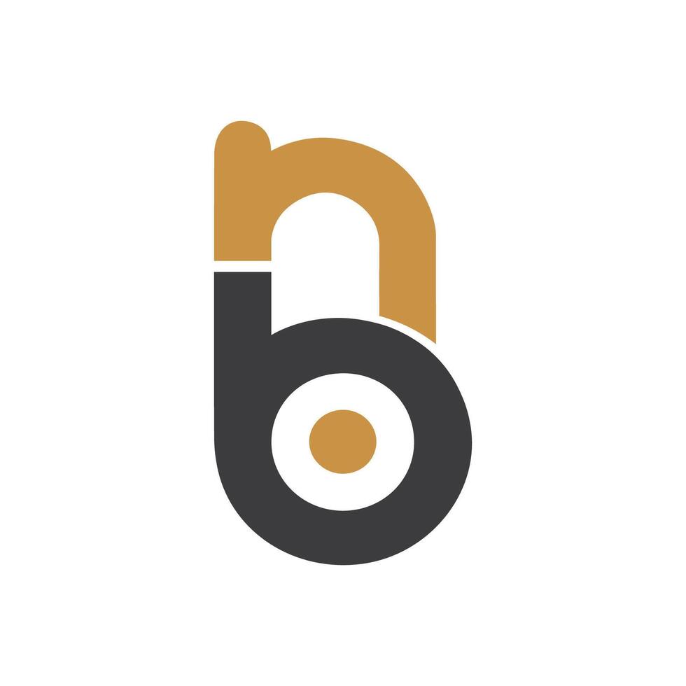 Initiale bn Brief Logo Vektor Vorlage Design. kreativ abstrakt Brief nb Logo Design. verknüpft Brief nb Logo Design.